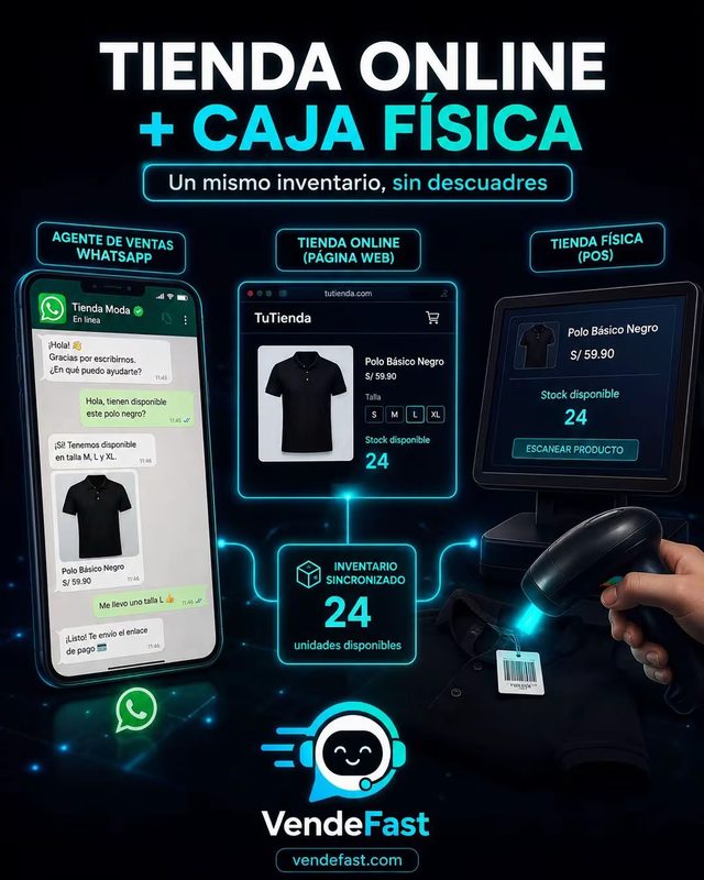 Tienda online + caja física: un mismo inventario