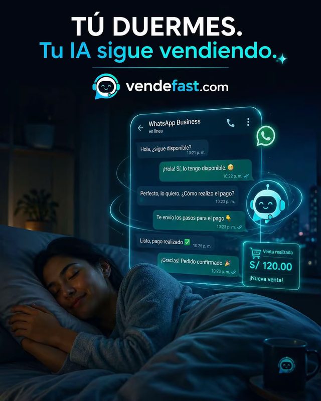 Tú duermes. Tu IA sigue vendiendo.
