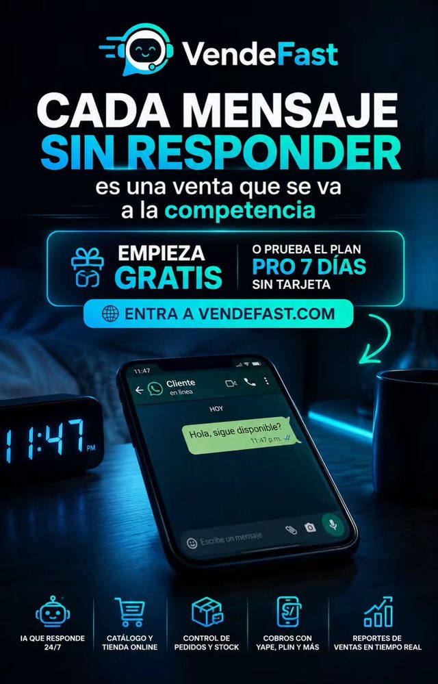 Cada mensaje sin responder es una venta que se va a la competencia
